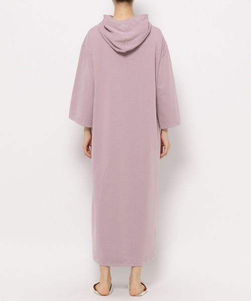 bijorie（ビジュリィ）の「【bijorie】ウラケフード付きワンピース（ルームワンピース・レディース・グレー/ラベンダー・FREE）」の12枚目の写真