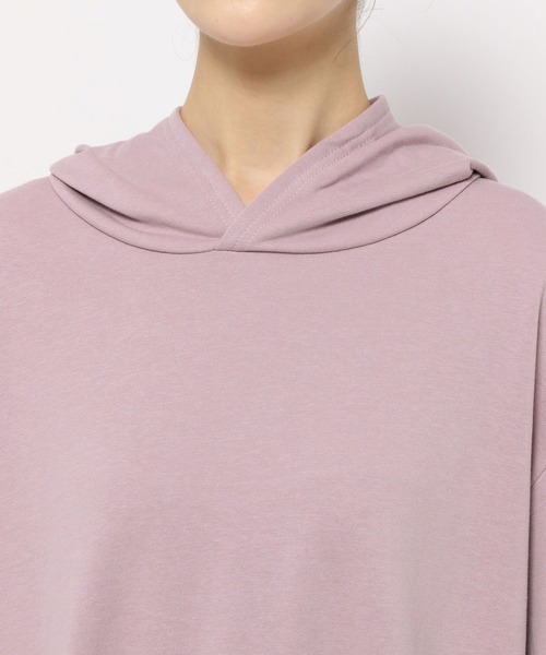 bijorie（ビジュリィ）の「【bijorie】ウラケフード付きワンピース（ルームワンピース・レディース・グレー/ラベンダー・FREE）」の5枚目の写真