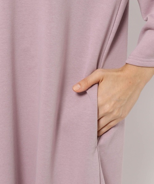 bijorie（ビジュリィ）の「【bijorie】ウラケフード付きワンピース（ルームワンピース・レディース・グレー/ラベンダー・FREE）」の11枚目の写真