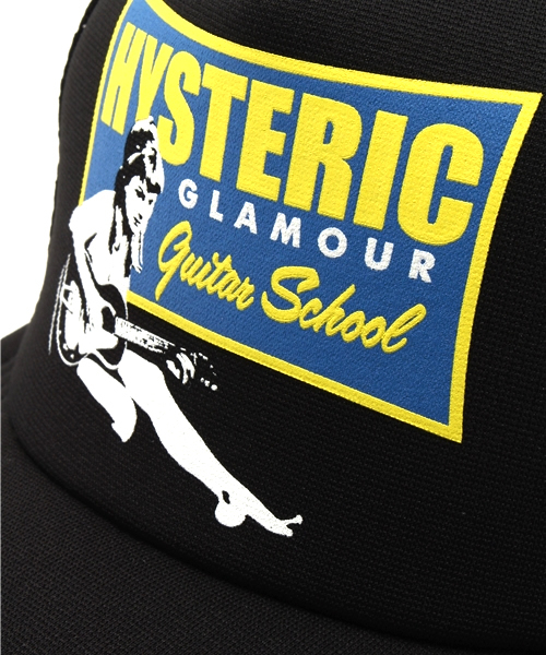 HYSTERIC GLAMOUR(ヒステリックグラマー)の「GUITAR SCHOOL pt メッシュキャップ(キャップ・メンズ・オレンジ/ブルー/ブラック・FREE)」の8枚目の写真