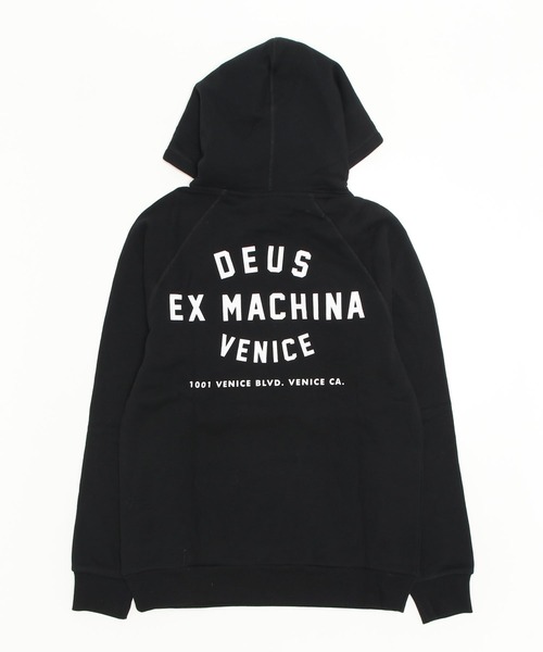 DEUS EX MACHINA（デウスエクスマキナ）の「VENICE ADDRESS HOODIE（パーカー・メンズ・グレー/ブラック・M/L/S/XL/XS）」の7枚目の写真