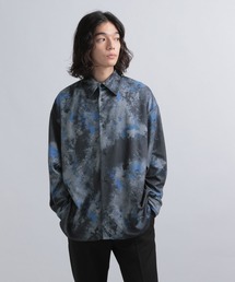トロミストライプシャツLS(HARE)(シャツ/ブラウス)|HARE(ハレ)の ★日本の職人技★ 新品未使用 HARE トロミストライプシャツLS ブルー M シャツ