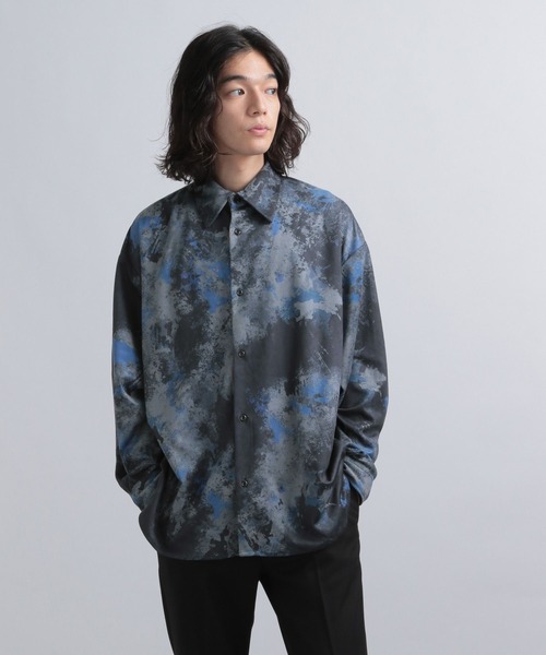 シャイニーBLURガラシャツ(HARE)