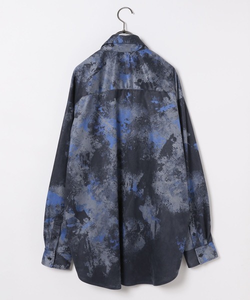 【美品】シャイニーBLURガラシャツ(HARE) HARE（ハレ）の「シャイニーBLURガラシャツ(HARE)（シャツ/ブラウス