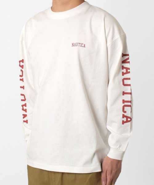 NAUTICA（ノーティカ）の「【NAUTICA】袖ロゴTシャツ（Tシャツ/カットソー・キッズ・ホワイト/グリーン/ブルー・XL/L/M）」の9枚目の写真