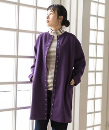 裏起毛ロングカーディガン *