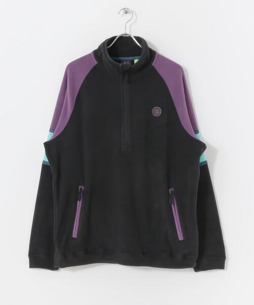 Quiksilver(クイックシルバー)の「QUIKSILVER POWDER CHASER HALF ZIP(その他トップス・メンズ・ベージュ/ブラック・MEDIUM/SMALL)」の1枚目の写真