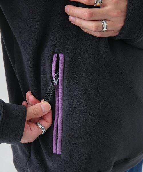 Quiksilver(クイックシルバー)の「QUIKSILVER POWDER CHASER HALF ZIP(その他トップス・メンズ・ベージュ/ブラック・MEDIUM/SMALL)」の7枚目の写真