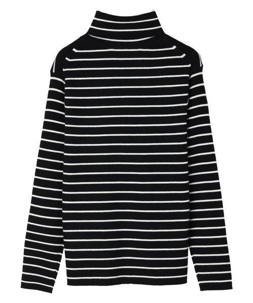 AMERICAN HOLIC（アメリカンホリック）の「パチパチしにくいリブタートルニットプルオーバー（ニット/セーター・レディース・アイボリー/ブラック/その他9/ライトグレー/レッド・M/L）」の8枚目の写真