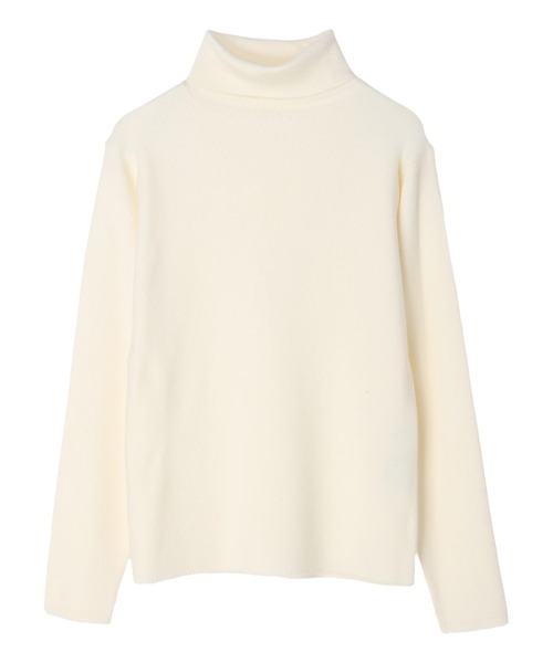 AMERICAN HOLIC（アメリカンホリック）の「パチパチしにくいリブタートルニットプルオーバー（ニット/セーター・レディース・アイボリー/ブラック/その他9/ライトグレー/レッド・M/L）」の14枚目の写真