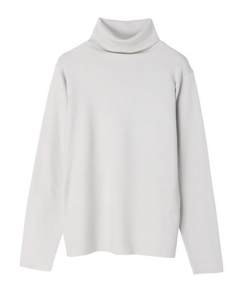 AMERICAN HOLIC（アメリカンホリック）の「パチパチしにくいリブタートルニットプルオーバー（ニット/セーター・レディース・アイボリー/ブラック/その他9/ライトグレー/レッド・M/L）」の15枚目の写真