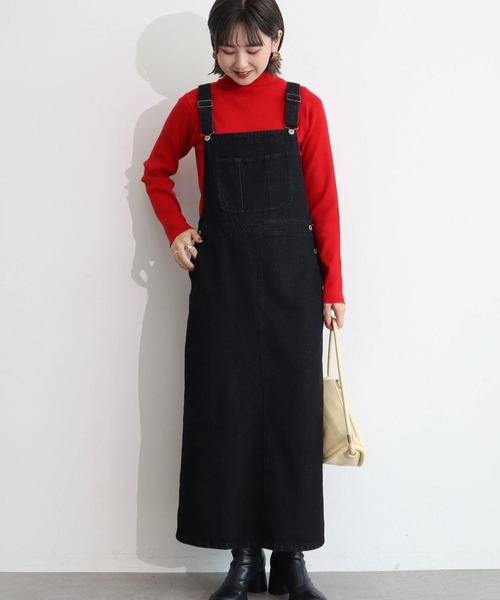 AMERICAN HOLIC（アメリカンホリック）の「パチパチしにくいリブタートルニットプルオーバー（ニット/セーター・レディース・アイボリー/ブラック/その他9/ライトグレー/レッド・M/L）」の21枚目の写真