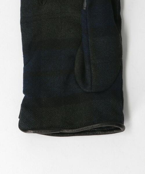 green label relaxing（グリーンレーベルリラクシング）の「GLR モダン チェック グローブ -タッチスクリーン-（手袋・メンズ・その他1/その他2/ブラック・FREE）」の11枚目の写真