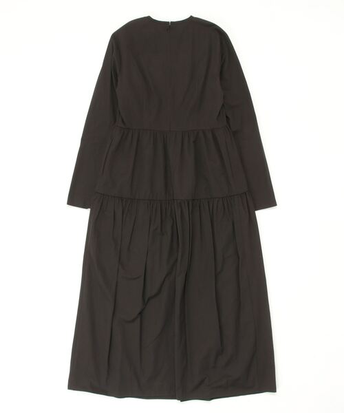 CLANE(クラネ)の「CLANE TIERED ONE PIECE(ワンピース・レディース・ダークグリーン/ブラック/ベージュ・1/2)」の4枚目の写真