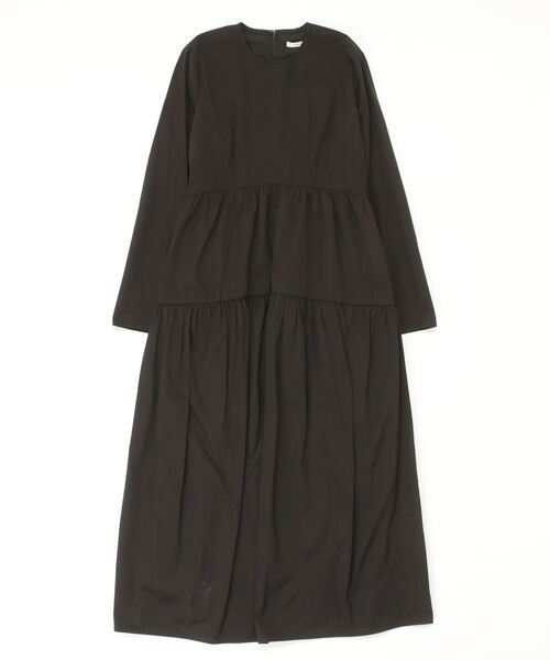 CLANE(クラネ)の「CLANE TIERED ONE PIECE(ワンピース・レディース・ダークグリーン/ブラック/ベージュ・1/2)」の5枚目の写真