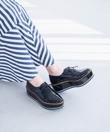 【EVOL】厚底レースアップシューズ IU5002