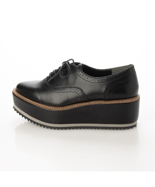 EVOL(イーボル)の「【EVOL】厚底レースアップシューズ IU5002(ドレスシューズ・レディース・ブラック系その他/アイボリー/ブラック・22.5cm/23.5cm/24.5cm/23.0cm/24.0cm/22.0cm)」の15枚目の写真