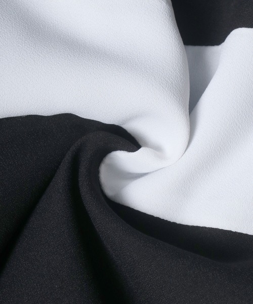 ANPAS(アンパス)の「Georgette Color Switching Design Oversized Balloon Sleeve Shirt/ジョーゼット 切り替え オーバーサイズ バルーンスリーブ シャツ(シャツ/ブラウス・メンズ・ホワイト系その他/ホワイト系その他2/ブラック系その他/ブラック系その他2・M/L)」の5枚目の写真