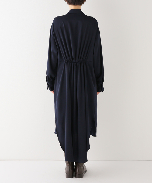 Spick & Span（スピックアンドスパン）の「サテンバックギャザーシャツ 