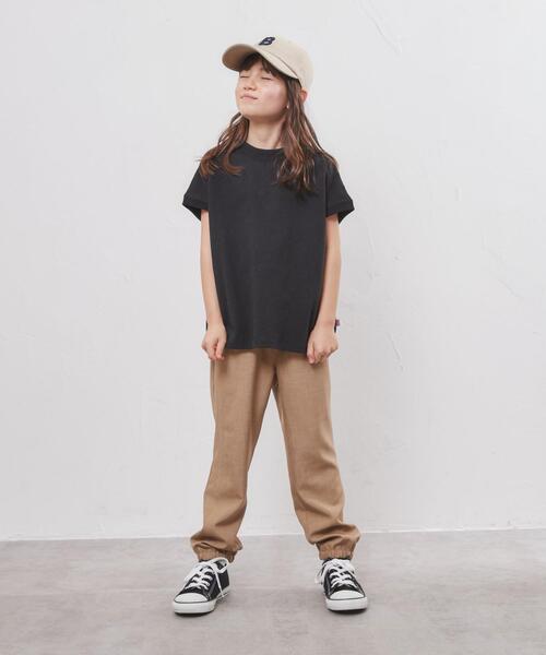 coen(コーエン)の「3D刺繍ロゴツイルキャップ(キャップ・キッズ・ブラック/ベージュ・54cm/56cm)」の7枚目の写真