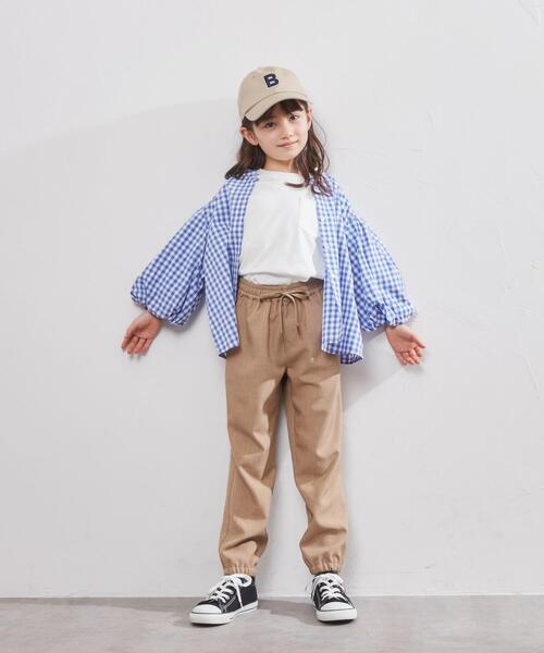 coen(コーエン)の「3D刺繍ロゴツイルキャップ(キャップ・キッズ・ブラック/ベージュ・54cm/56cm)」の9枚目の写真