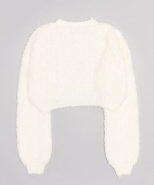 FREE STYLISTS（フリー スタイリスト）の「YUGA_YGMCシャギー　クロップドニットトップス（ニット/セーター・レディース・ピンク/ホワイト/ベージュ/ブルー/グリーン・FREE）」の17枚目の写真