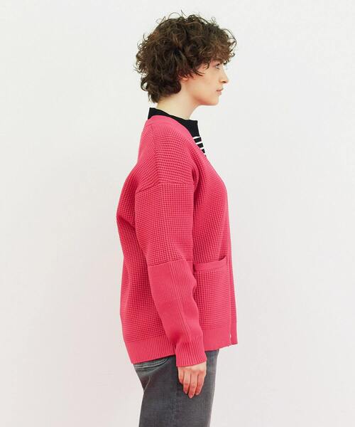 FRAPBOIS（フラボア）の「ガウンニット カーディガン（カーディガン/ボレロ・レディース・ブラウン/ピンク/グリーン・1/2）」の6枚目の写真