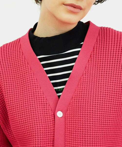 FRAPBOIS（フラボア）の「ガウンニット カーディガン（カーディガン/ボレロ・レディース・ブラウン/ピンク/グリーン・1/2）」の7枚目の写真