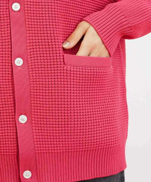 FRAPBOIS（フラボア）の「ガウンニット カーディガン（カーディガン/ボレロ・レディース・ブラウン/ピンク/グリーン・1/2）」の11枚目の写真