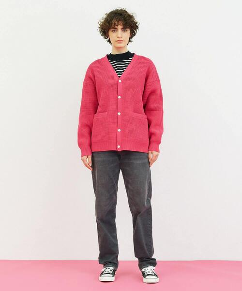 FRAPBOIS（フラボア）の「ガウンニット カーディガン（カーディガン/ボレロ・レディース・ブラウン/ピンク/グリーン・1/2）」の15枚目の写真