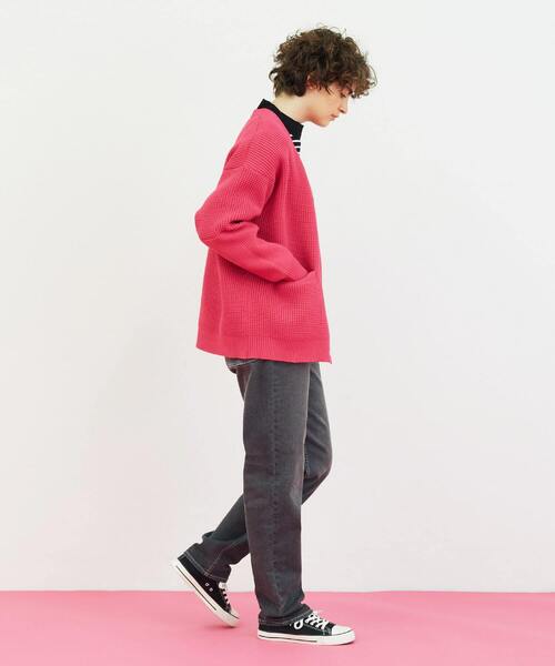 FRAPBOIS（フラボア）の「ガウンニット カーディガン（カーディガン/ボレロ・レディース・ブラウン/ピンク/グリーン・1/2）」の17枚目の写真