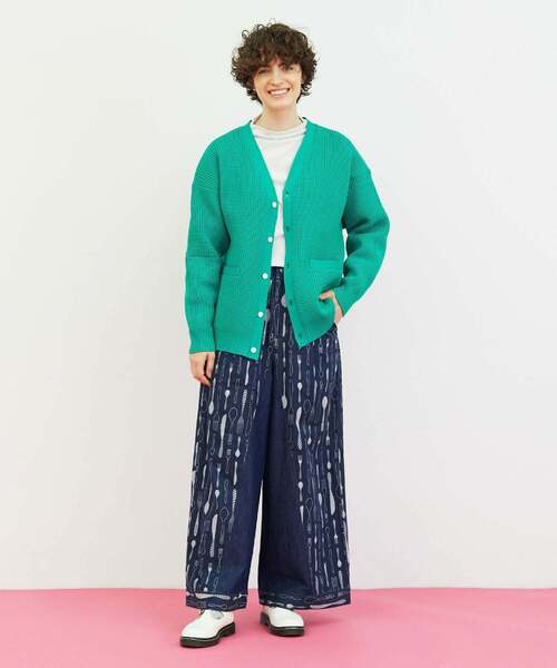 FRAPBOIS（フラボア）の「ガウンニット カーディガン（カーディガン/ボレロ・レディース・ブラウン/ピンク/グリーン・1/2）」の22枚目の写真