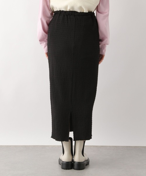 LEPSIM（レプシィム）の「マタニティ／シャーリングタイトスカート　178839（マタニティウェア/グッズ・レディース・ブラック/イエロー/アイボリー・FREE）」の10枚目の写真