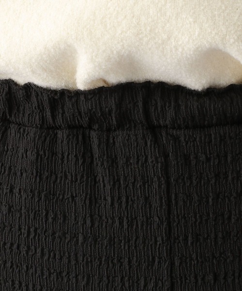 LEPSIM（レプシィム）の「マタニティ／シャーリングタイトスカート　178839（マタニティウェア/グッズ・レディース・ブラック/イエロー/アイボリー・FREE）」の7枚目の写真