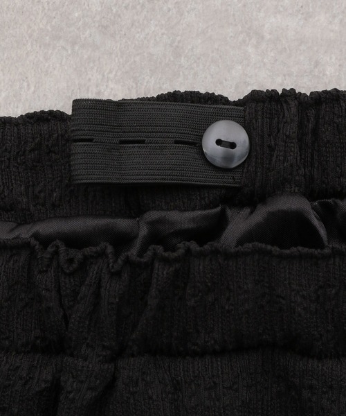 LEPSIM（レプシィム）の「マタニティ／シャーリングタイトスカート　178839（マタニティウェア/グッズ・レディース・ブラック/イエロー/アイボリー・FREE）」の5枚目の写真