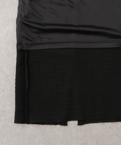 LEPSIM（レプシィム）の「マタニティ／シャーリングタイトスカート　178839（マタニティウェア/グッズ・レディース・ブラック/イエロー/アイボリー・FREE）」の19枚目の写真