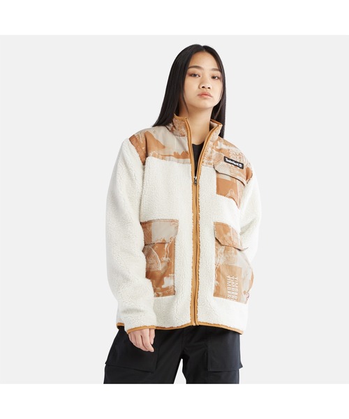 Timberland(ティンバーランド)の「オールジェンダー ルナニューイヤー フリース ジャケット(パーカー・メンズ・ホワイト/ウィート・LARGE/MEDIUM/X-SMALL/XX-LARGE/SMALL)」の6枚目の写真