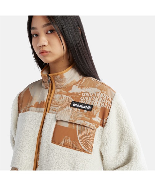 Timberland(ティンバーランド)の「オールジェンダー ルナニューイヤー フリース ジャケット(パーカー・メンズ・ホワイト/ウィート・LARGE/MEDIUM/X-SMALL/XX-LARGE/SMALL)」の7枚目の写真