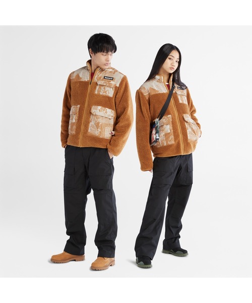 Timberland(ティンバーランド)の「オールジェンダー ルナニューイヤー フリース ジャケット(パーカー・メンズ・ホワイト/ウィート・LARGE/MEDIUM/X-SMALL/XX-LARGE/SMALL)」の12枚目の写真