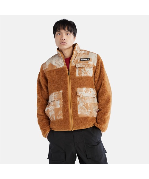 Timberland(ティンバーランド)の「オールジェンダー ルナニューイヤー フリース ジャケット(パーカー・メンズ・ホワイト/ウィート・LARGE/MEDIUM/X-SMALL/XX-LARGE/SMALL)」の13枚目の写真