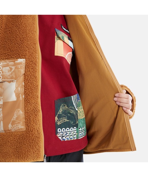 Timberland(ティンバーランド)の「オールジェンダー ルナニューイヤー フリース ジャケット(パーカー・メンズ・ホワイト/ウィート・LARGE/MEDIUM/X-SMALL/XX-LARGE/SMALL)」の15枚目の写真