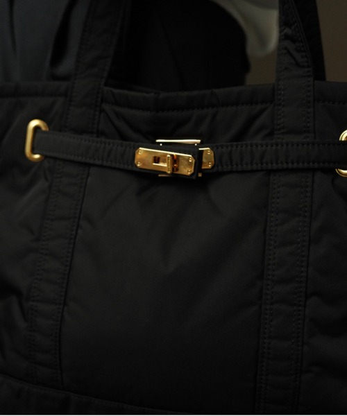 sita parantica(シータパランティカ)の「SITA PARANTICA(シータ パランティカ)BONDED POLYESTER TWILLTOTE/ / トートバック/Mサイズ(トートバッグ・レディース・ブラック/グレー/チャコールグレー/その他10・M)」の8枚目の写真