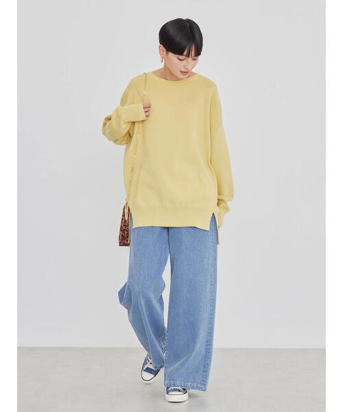 AMERICAN HOLIC(アメリカンホリック)の「ワイドデニム(デニムパンツ・レディース・ライトインディゴブルー/ナチュラル・L/M/S)」の14枚目の写真