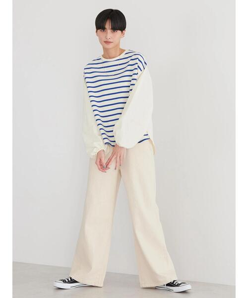 AMERICAN HOLIC(アメリカンホリック)の「ワイドデニム(デニムパンツ・レディース・ライトインディゴブルー/ナチュラル・L/M/S)」の20枚目の写真