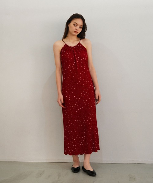 ティーナジョジュン キャミワンピース TINA：JOJUN ワンピース パッチワーク キャミワンピース
