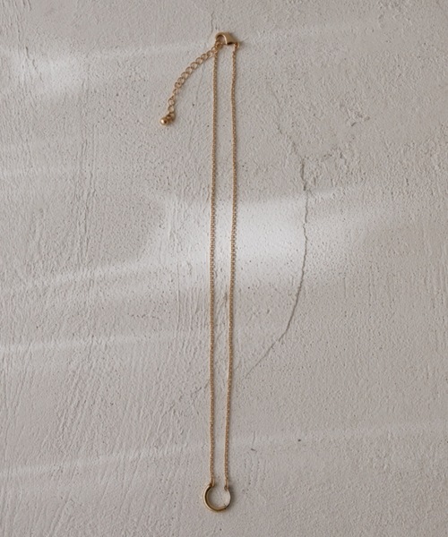 VANNIE U(ヴァニーユー)の「two U neckless(ネックレス・レディース・ゴールド・FREE)」の10枚目の写真