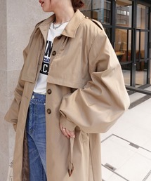 CORNERS | シャークスキン３wayコート(ステンカラーコート)
