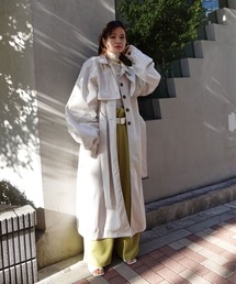 CORNERS | シャークスキン３wayコート(ステンカラーコート)