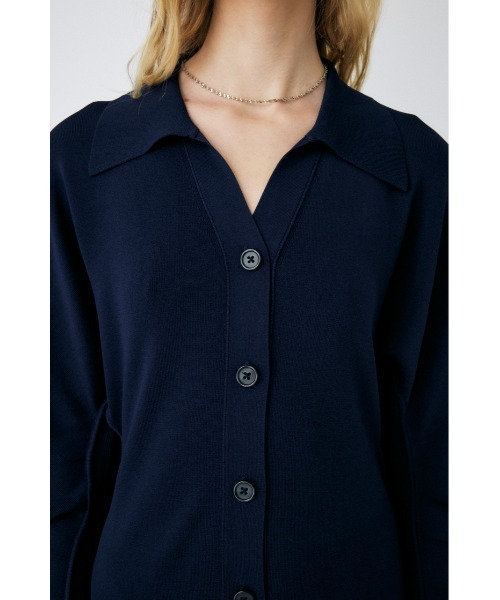 MOUSSY（マウジー）の「CURVE SLEEVE KNIT OP（ワンピース・レディース・ライトグリーン/キナリ/ダークネイビー・2/1）」の18枚目の写真