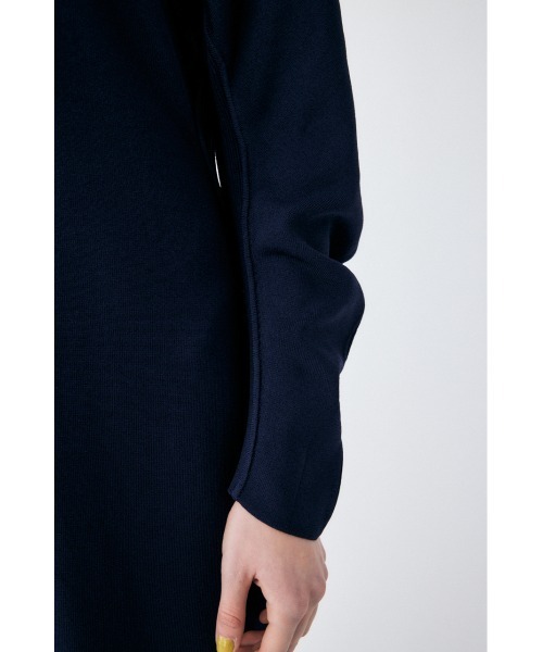 MOUSSY（マウジー）の「CURVE SLEEVE KNIT OP（ワンピース・レディース・ライトグリーン/キナリ/ダークネイビー・2/1）」の16枚目の写真